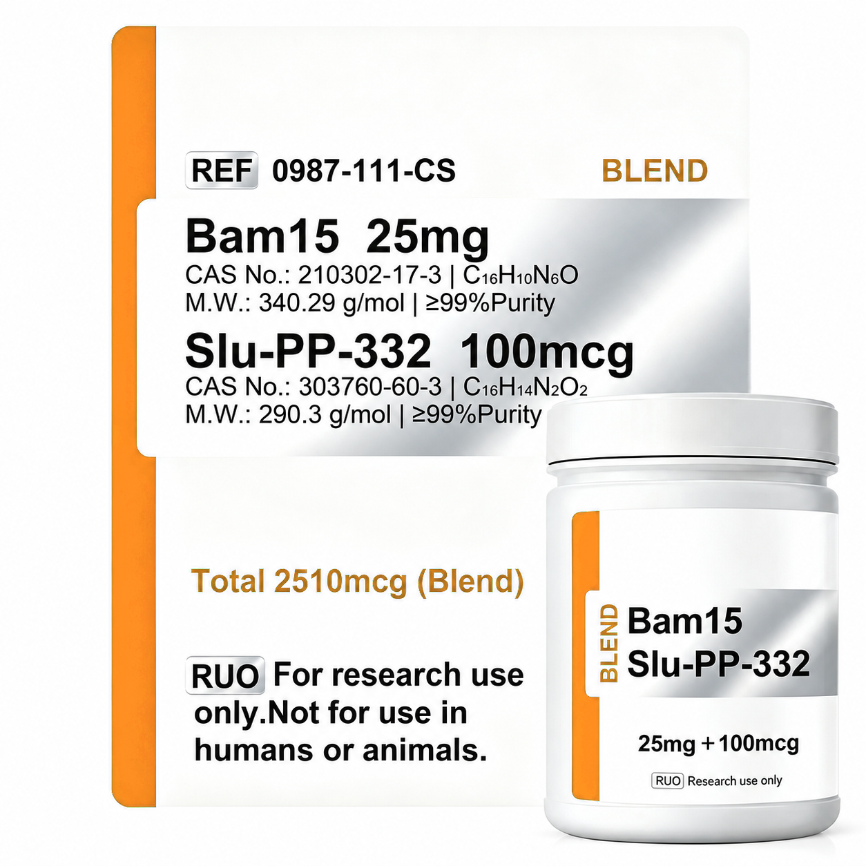 Bam15,Slu-PP-332 25mg+100mcg(Blend)*10vials